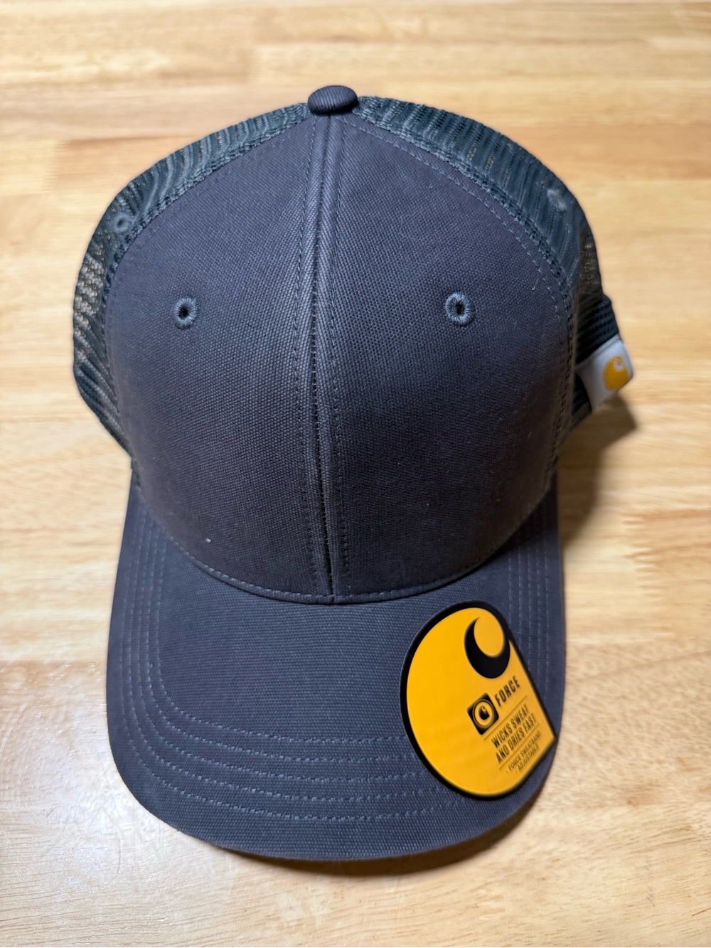 Carhartt Force Gray Mesh Back Snapback Hat Adjustable Trucker Cap NWT